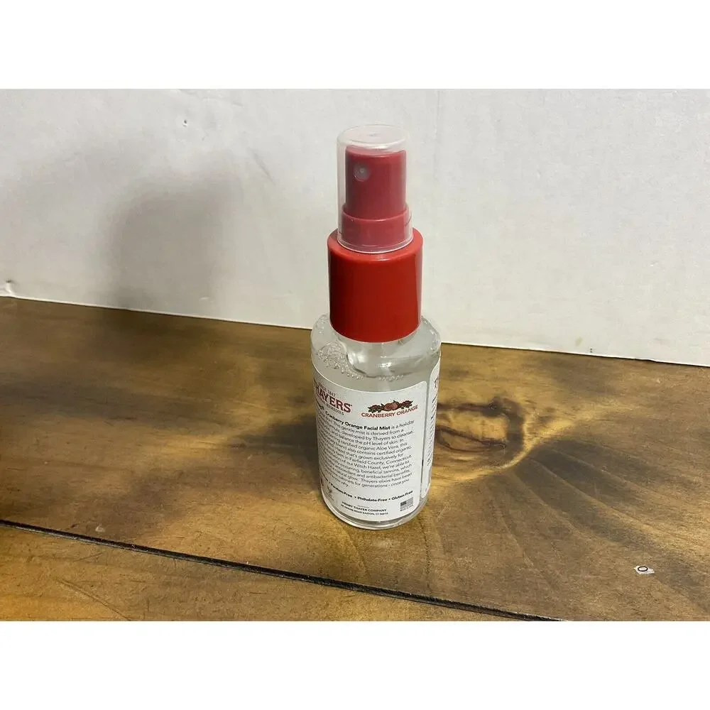 Thayers Facial Mist Witch Hazel Cranberry Orange 3 Oz Aloe Vera Formula